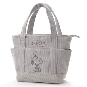 Snoopy Corduroy Handbag - Large Capacity, Casual & Cute
